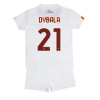 AS Roma Paulo Dybala #21 Fotballklær Bortedraktsett Barn 2022-23 Kortermet (+ korte bukser)